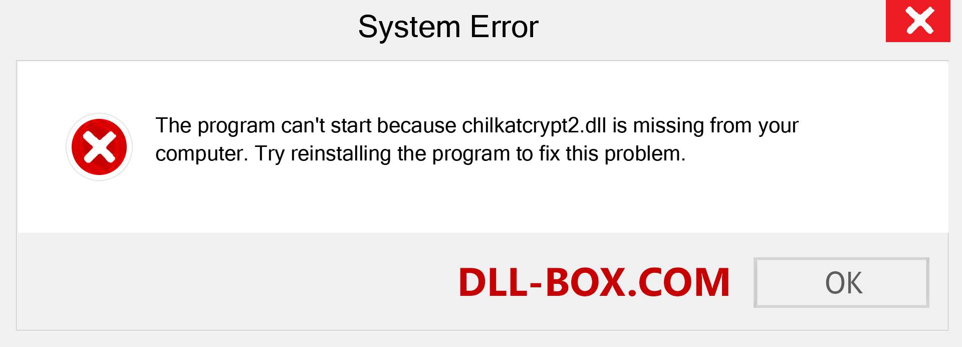  chilkatcrypt2.dll file is missing?. Download for Windows 7, 8, 10 - Fix  chilkatcrypt2 dll Missing Error on Windows, photos, images